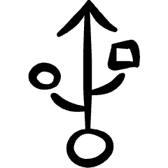 Cables Usb Symbol Icon from Freehand Set