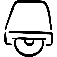 Cd Rom Icon from Freehand Set