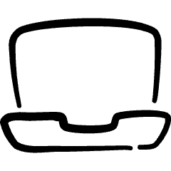 Laptop Computer 1 Icon from Freehand Set