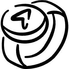 Smart Watch Circle Navigation Alternate Icon from Freehand Set