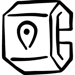 Smart Watch Square Location Alternate Icon from Freehand Set