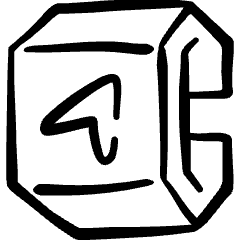 Smart Watch Square Navigation Alternate Icon from Freehand Set