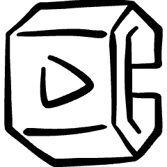 Smart Watch Square Play Alternate Icon from Freehand Set