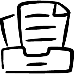 Archive Documents Icon from Freehand Set