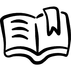 Book Bookmark Icon from Freehand Set