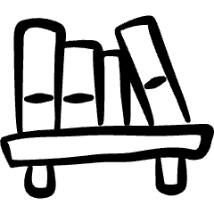 Book Library Shelf 1 Icon from Freehand Set