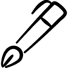 Content Fountain Pen Icon from Freehand Set