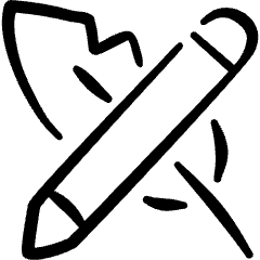 Content Pencil Quill Icon from Freehand Set