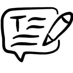 Content Pencil Write Icon from Freehand Set