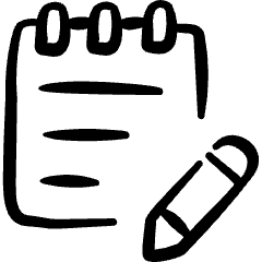 Notes Edit Icon from Freehand Set