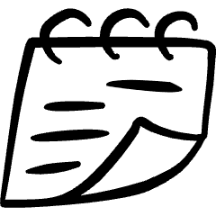 Notes Text Clipboard Icon from Freehand Set