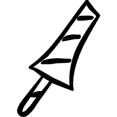 Antique Jousting Spear Icon from Freehand Set