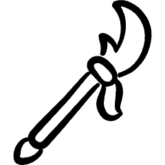 Antique Lance Icon from Freehand Set