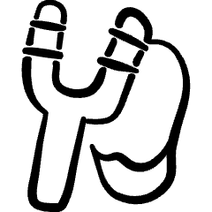 Antique Sling Icon from Freehand Set