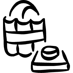 Bomb Detonator Button Icon from Freehand Set