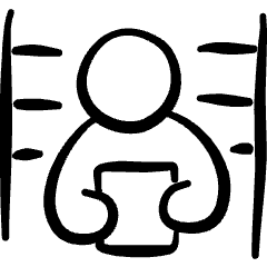 Crime Mugshot Icon from Freehand Set