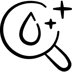 Crime Scene Investigation Blood Stain Icon from Freehand Set