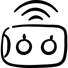 Drone Controller Smartphone Icon from Freehand Set