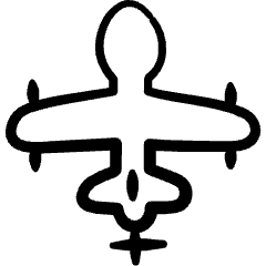 Drone Air Icon from Freehand Set