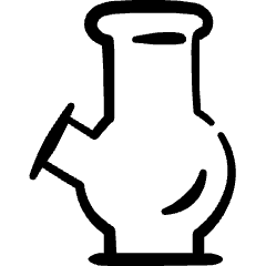 Drugs Bong Icon from Freehand Set