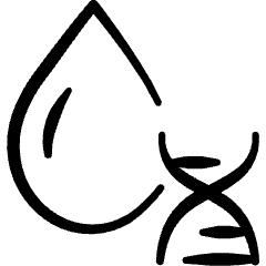 Forensic Science Blood Dna Test Icon from Freehand Set