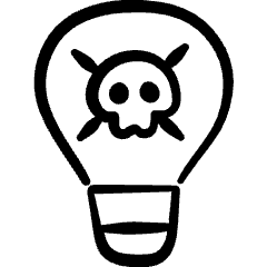 Piracy Air Balloon Icon from Freehand Set