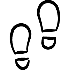 Police Footprint 1 Icon from Freehand Set