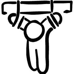 Punishment Torture Icon from Freehand Set