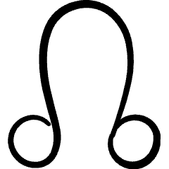 Astrology Symbol Head Node Icon from Freehand Set