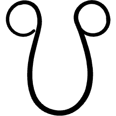 Astrology Symbol Tail Node Icon from Freehand Set