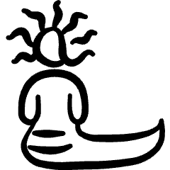 Greek Gods Medusa Icon from Freehand Set