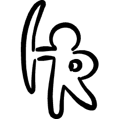 Primitive Symbols Hunter Icon from Freehand Set