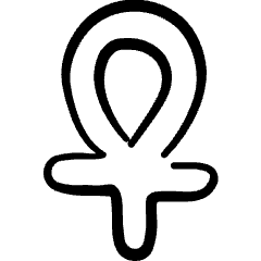 Religion Ankh Icon from Freehand Set