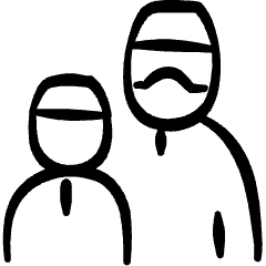 Religion Islamics Parent Child Male 2 Icon from Freehand Set