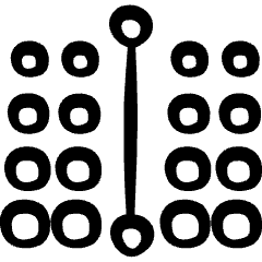Color Gradient Icon from Freehand Set