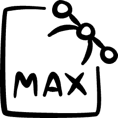 Design File Max Icon from Freehand Set