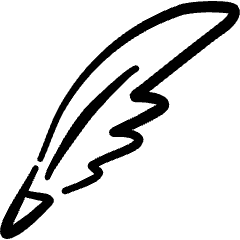 Design Tool Quill 2 Icon from Freehand Set