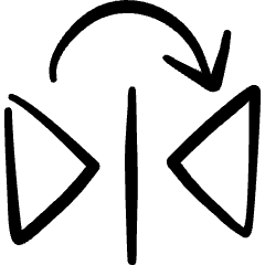Flip Reflect Right Icon from Freehand Set