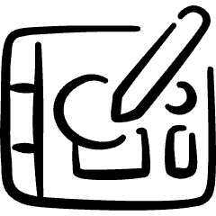 Graphic Tablet Draw 2 Icon from Freehand Set