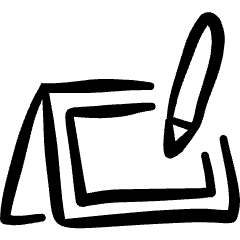 Graphic Tablet Draw Icon from Freehand Set