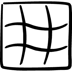 Grid Perspective 1 Icon from Freehand Set