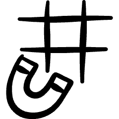 Grid Snap Magnet Icon from Freehand Set