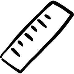 Ruler Icon from Freehand Set