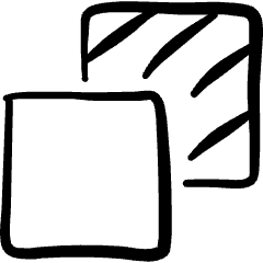 Layers Bring Backward Icon from Freehand Set