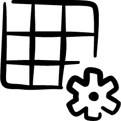 Layers Grid Settings Icon from Freehand Set
