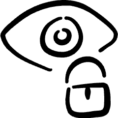 Layers View Lock Icon from Freehand Set