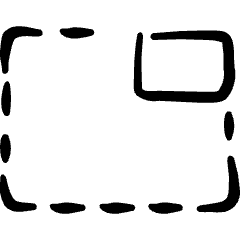 Pathfinder Minus Back Icon from Freehand Set