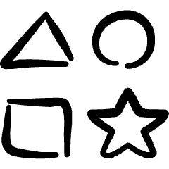 Shapes Icon from Freehand Set