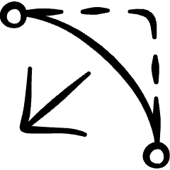 Transform Inside Icon from Freehand Set