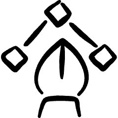 Vectors Pen Anchor Icon from Freehand Set